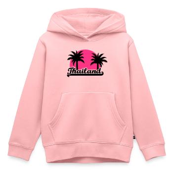 Thailand - Kinder Premium Organic Hoodie - Rosa - Vorne - AI Model Kid Female (0cm)