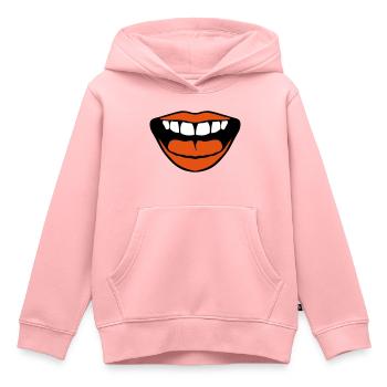 Mund vernas - Kinder Premium Organic Hoodie - Rosa - Vorne - AI Model Kid Female (0cm)