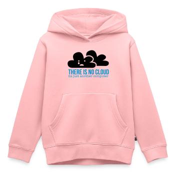 cloud - Kids Premium Organic Hoodie - rose - Front - AI Model Kid Female (0cm)