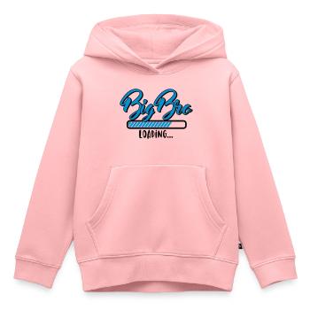 Loading big BRO - big brother loads - baby - Kids Premium Organic Hoodie - rose - Front - AI Model Kid Female (0cm)