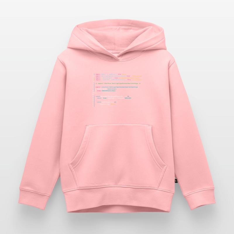Code des programmeurs dans React Sweat Premium à capuche enfant bio