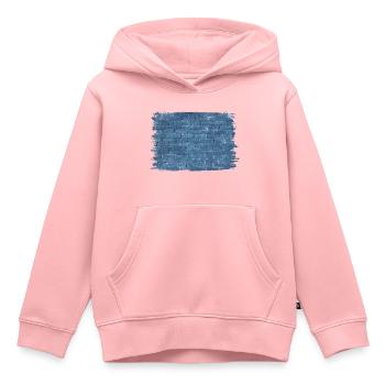 Die Mauer Muster - Ölmalerei - Kinder Premium Organic Hoodie - Rosa - Vorne - AI Model Kid Female (0cm)