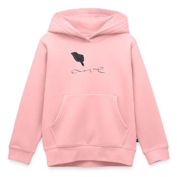 Zeichnen Liebe - Kinder Premium Organic Hoodie - Rosa - Vorne - AI Model Kid Female (0cm)