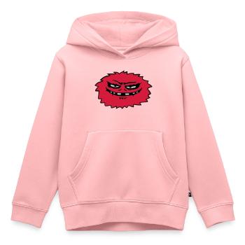 Hairy Evil Monster Comic - Kids Premium Organic Hoodie - rose - Front - AI Model Kid Female (0cm)