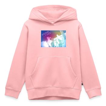 Hero City - Kids Premium Organic Hoodie - rose - Front - AI Model Kid Female (0cm)