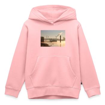 Weserstadion - Kinder Premium Organic Hoodie - Rosa - Vorne - AI Model Kid Female (0cm)