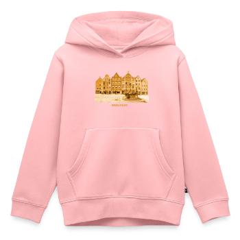 Weilheim Pfaffenwinkel Oberbayern Markt - Kinder Premium Organic Hoodie - Rosa - Vorne - AI Model Kid Female (0cm)