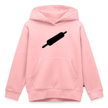 Bäcker Nudelholz - Kinder Premium Organic Hoodie - Rosa - Vorne - AI Model Kid Female (0cm)