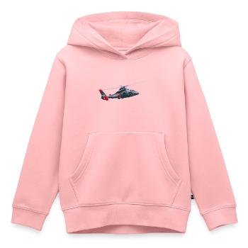 dauphin marine - Kinder Premium Organic Hoodie - Rosa - Vorne - AI Model Kid Female (0cm)
