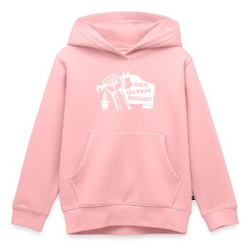 Der Osten schraubt! Zündkerze - Kinder Premium Organic Hoodie - Rosa - Vorne - AI Model Kid Female (0cm)