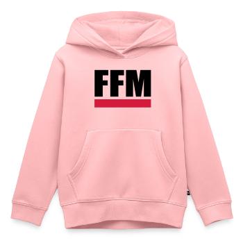 FFM - Frankfurt am Main - Kinder Premium Organic Hoodie - Rosa - Vorne - AI Model Kid Female (0cm)