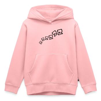 zzz schlafen muede erschoepft schnarchen abend nac - Kinder Premium Organic Hoodie - Rosa - Vorne - AI Model Kid Female (0cm)
