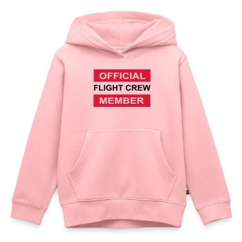 officiel - Sweat Premium à capuche enfant bio - rose - Devant - AI Model Kid Female (0cm)