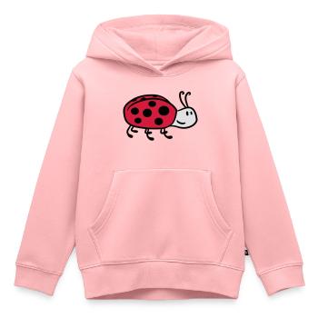 Niedlicher süßer kleiner Marienkäfer - Kinder Premium Organic Hoodie - Rosa - Vorne - AI Model Kid Female (0cm)