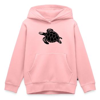Schildkröte - Kinder Premium Organic Hoodie - Rosa - Vorne - AI Model Kid Female (0cm)