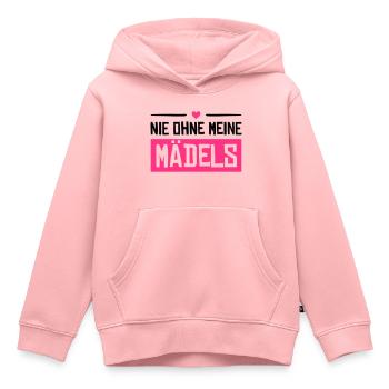 nie ohne meine mädels - Kinder Premium Organic Hoodie - Rosa - Vorne - AI Model Kid Female (0cm)