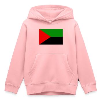 Martinique Fahne - Kinder Premium Organic Hoodie - Rosa - Vorne - AI Model Kid Female (0cm)