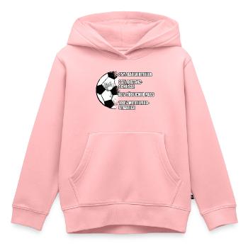 Mittelfeldspieler Fußball Spielmacher Mittelfeld - Kinder Premium Organic Hoodie - Rosa - Vorne - AI Model Kid Female (0cm)