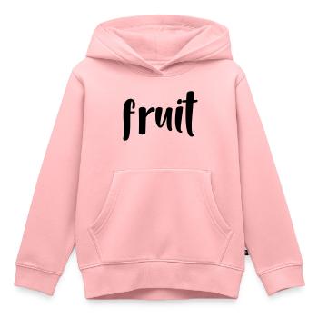 Fruit - Sweat Premium à capuche enfant bio - rose - Devant - AI Model Kid Female (0cm)