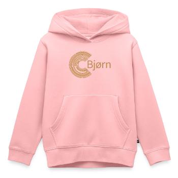 Für Bjørn - Kinder Premium Organic Hoodie - Rosa - Vorne - AI Model Kid Female (0cm)