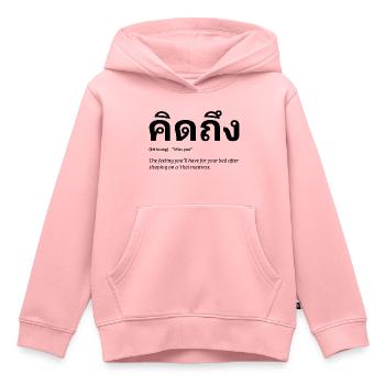 Thailand vermissen - Kinder Premium Organic Hoodie - Rosa - Vorne - AI Model Kid Female (0cm)