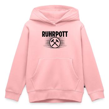 Ruhrpott Glueck auf - Kinder Premium Organic Hoodie - Rosa - Vorne - AI Model Kid Female (0cm)