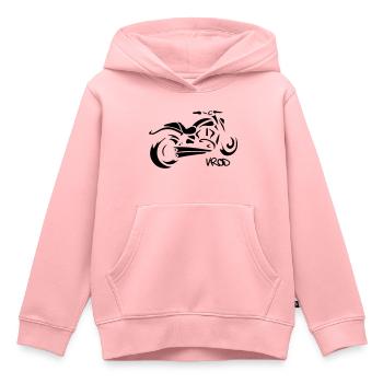 hd vrod - Kinder Premium Organic Hoodie - Rosa - Vorne - AI Model Kid Female (0cm)