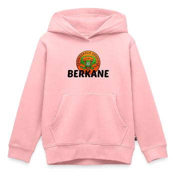 BERKANE - Sweat Premium à capuche enfant bio - rose - Devant - AI Model Kid Female (0cm)