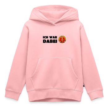 DDR Ich War Dabei - Kinder Premium Organic Hoodie - Rosa - Vorne - AI Model Kid Female (0cm)