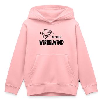 Baby Kinder Wirbelwind Sprüche Lustig - Kinder Premium Organic Hoodie - Rosa - Vorne - AI Model Kid Female (0cm)