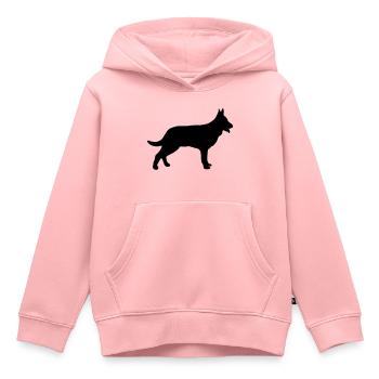 Schäferhund - Kinder Premium Organic Hoodie - Rosa - Vorne - AI Model Kid Female (0cm)
