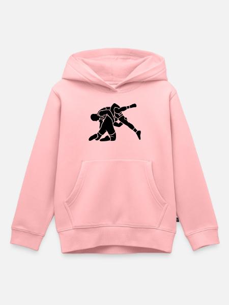 wrestling throw - Kids Premium Organic Hoodie - rose