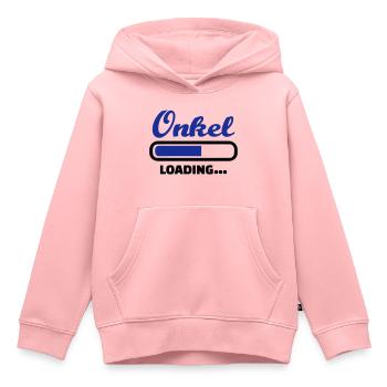 Onkel - Kinder Premium Organic Hoodie - Rosa - Vorne - AI Model Kid Female (0cm)