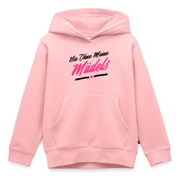 nie ohne meine mädels - Kinder Premium Organic Hoodie - Rosa - Vorne - AI Model Kid Female (0cm)