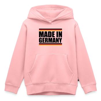 Made in Germany - Kids Premium Organic Hoodie - rose - Front - AI Model Kid Female (0cm)