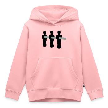 Kicker - Kinder Premium Organic Hoodie - Rosa - Vorne - AI Model Kid Female (0cm)