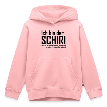 Schiri - Kinder Premium Organic Hoodie - Rosa - Vorne - AI Model Kid Female (0cm)