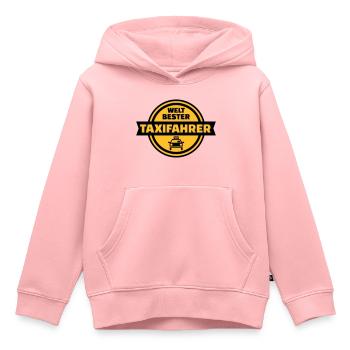 Taxifahrer - Kinder Premium Organic Hoodie - Rosa - Vorne - AI Model Kid Female (0cm)