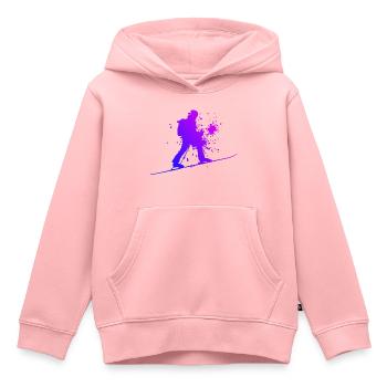Ski Tour Ski Touring Skiing Tour Herren Ski Mounta - Kinder Premium Organic Hoodie - Rosa - Vorne - AI Model Kid Female (0cm)