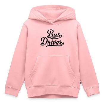 Busfahrer - Kinder Premium Organic Hoodie - Rosa - Vorne - AI Model Kid Female (0cm)