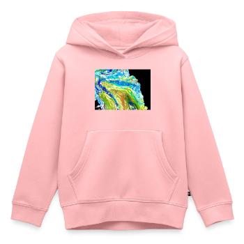 crocodile to heaven - Kinder Premium Organic Hoodie - Rosa - Vorne - AI Model Kid Female (0cm)
