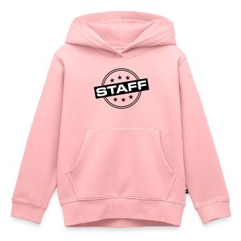 Personnel - Sweat Premium à capuche enfant bio - rose - Devant - AI Model Kid Female (0cm)