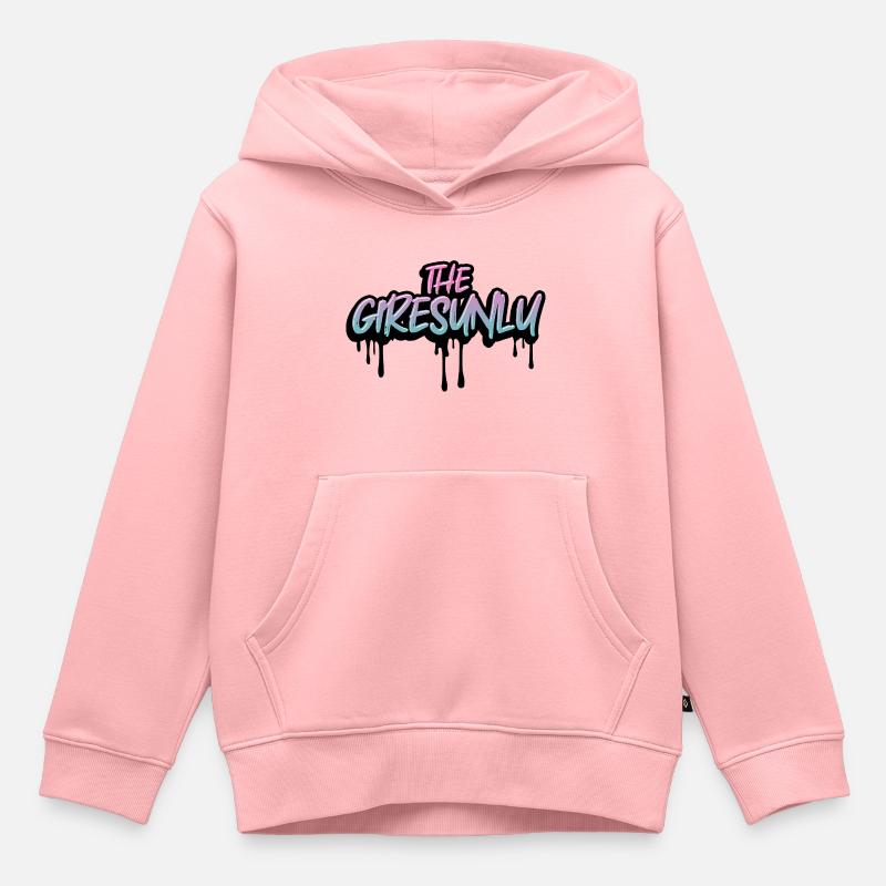Le Giresunlu - Sweat Premium à capuche enfant bio - rose