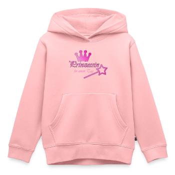 Prinzessin - Kinder Premium Organic Hoodie - Rosa - Vorne - AI Model Kid Female (0cm)