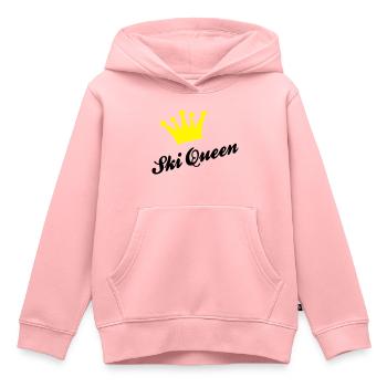 Ski - Kinder Premium Organic Hoodie - Rosa - Vorne - AI Model Kid Female (0cm)