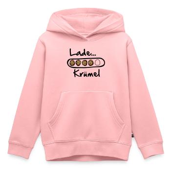 Lade... Krümel - Kinder Premium Organic Hoodie - Rosa - Vorne - AI Model Kid Female (0cm)