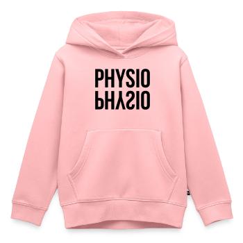 Physio - Sweat Premium à capuche enfant bio - rose - Devant - AI Model Kid Female (0cm)