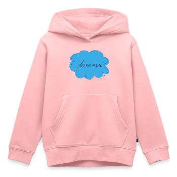 Dreams - Kinder Premium Organic Hoodie - Rosa - Vorne - AI Model Kid Female (0cm)