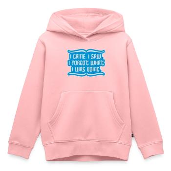 I came saw forget - Kinder Premium Organic Hoodie - Rosa - Vorne - AI Model Kid Female (0cm)