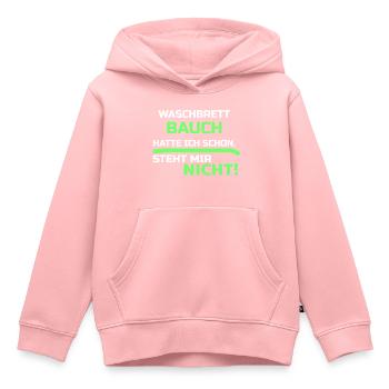 Lustige Sprüche - Kinder Premium Organic Hoodie - Rosa - Vorne - AI Model Kid Female (0cm)